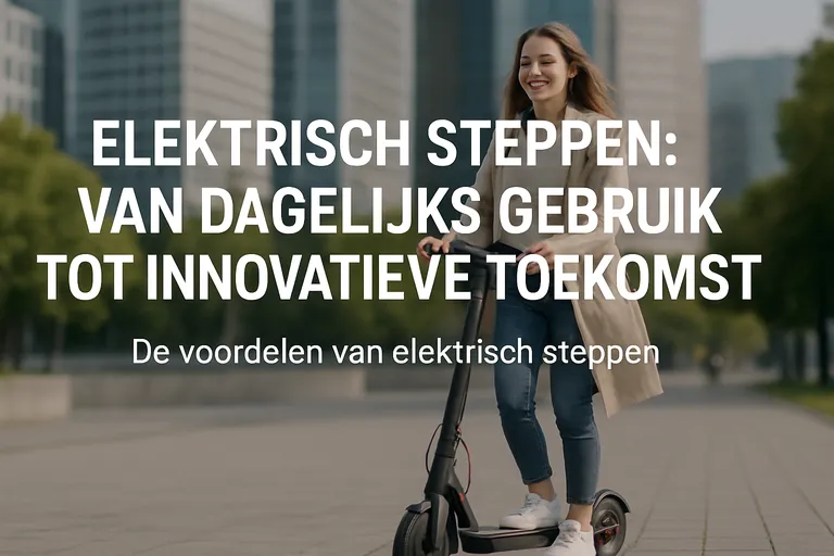 Elektrisch steppen: van dagelijks gebruik tot innovatieve toekomst